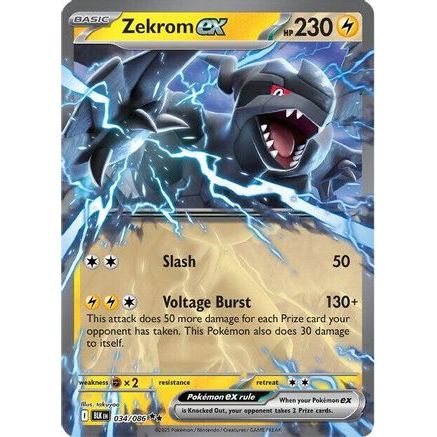 Zekrom ex 34 - SV Black Bolt Holofoil