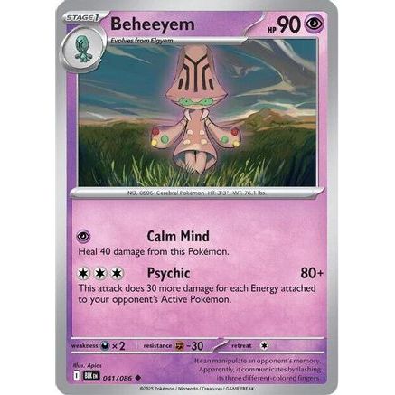 Beheeyem 41 - SV Black Bolt Reverse Holofoil
