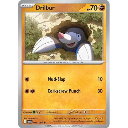 Drilbur 45 - SV Black Bolt Holofoil