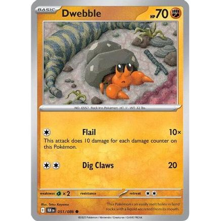 Dwebble 51 - SV Black Bolt Reverse Holofoil