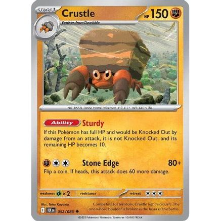 Crustle 52 - SV Black Bolt Reverse Holofoil