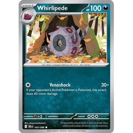 Whirlipede 55 - SV Black Bolt Reverse Holofoil