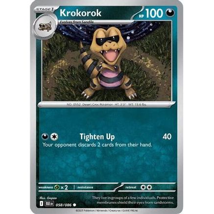 Krokorok 58 - SV Black Bolt Reverse Holofoil