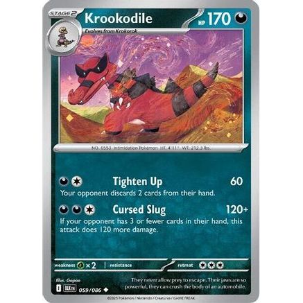 Krookodile 59 - SV Black Bolt Reverse Holofoil