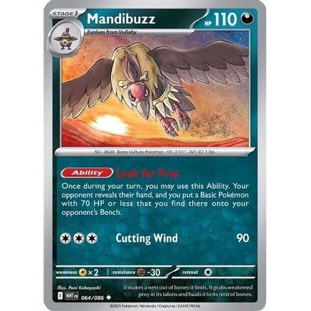 Mandibuzz 64 - SV White Flare Reverse Holofoil