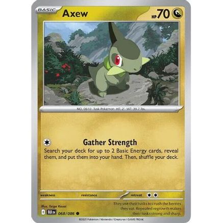 Axew 68 - SV Black Bolt Reverse Holofoil