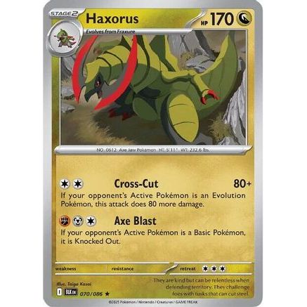 Haxorus 70 - SV Black Bolt Holofoil