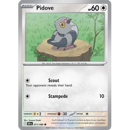 Pidove 71 - SV Black Bolt Reverse Holofoil