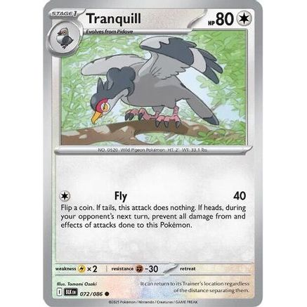 Tranquill 72 - SV Black Bolt Reverse Holofoil