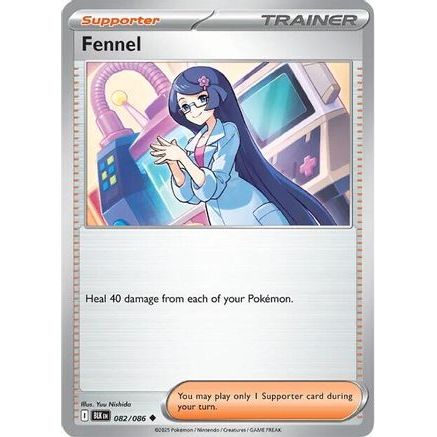 Fennel 82 - SV Black Bolt Reverse Holofoil