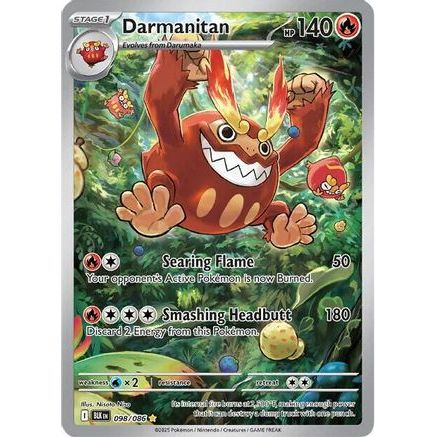 Darmanitan - 098/086 98 - SV Black Bolt Holofoil