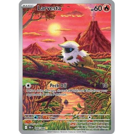 Larvesta - 099/086 99 - SV Black Bolt Holofoil