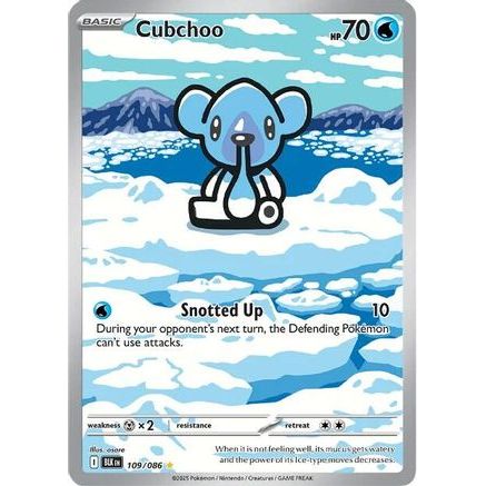 Cubchoo - 109/086 109 - SV Black Bolt Holofoil