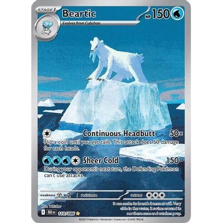 Beartic - 110/086 110 - SV Black Bolt Holofoil