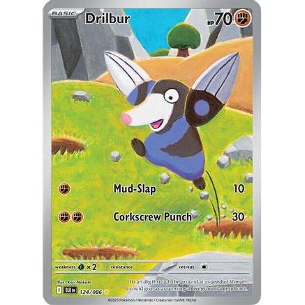 Drilbur - 124/086 124 - SV Black Bolt Holofoil