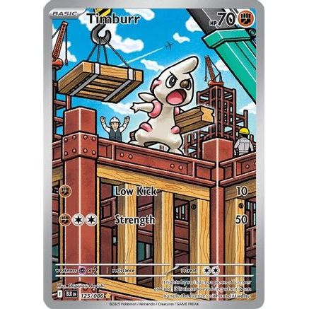 Timburr - 125/086 125 - SV Black Bolt Holofoil