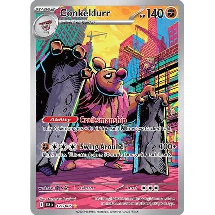 Conkeldurr - 127/086 127 - SV Black Bolt Holofoil