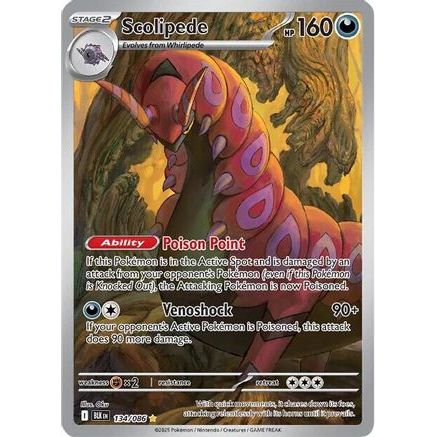 Scolipede - 134/086 134 - SV Black Bolt Holofoil
