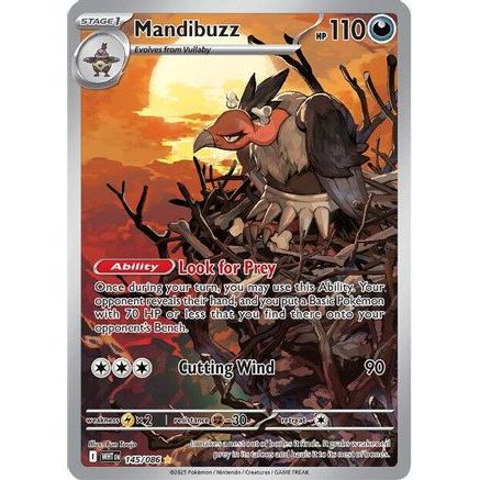 Mandibuzz - 145/086 145 - SV White Flare Holofoil