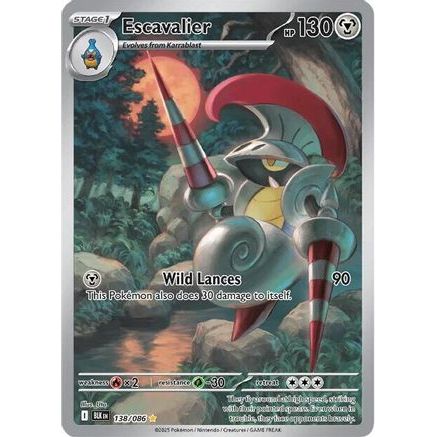 Escavalier - 138/086 138 - SV Black Bolt Holofoil