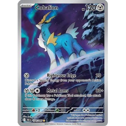 Cobalion - 144/086 144 - SV Black Bolt Holofoil