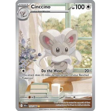 Cinccino - 153/086 153 - SV Black Bolt Holofoil
