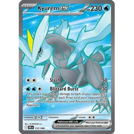Kyurem ex - 157/086 157 - SV Black Bolt Holofoil