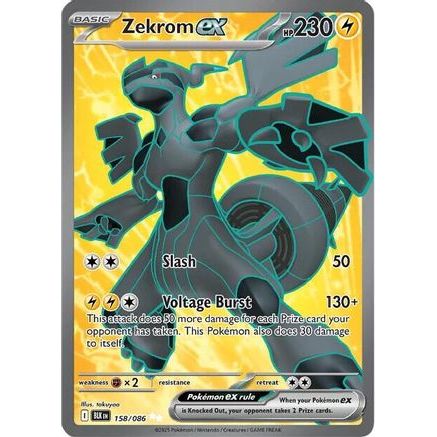 Zekrom ex - 158/086 158 - SV Black Bolt Holofoil