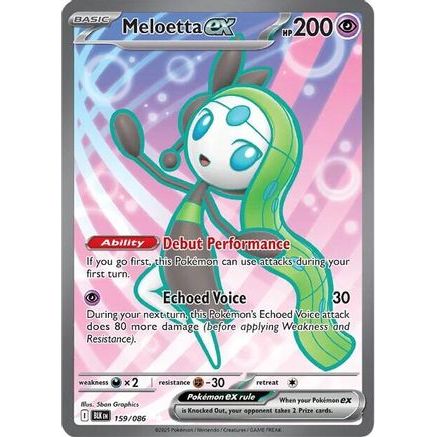 Meloetta ex - 159/086 159 - SV Black Bolt Holofoil