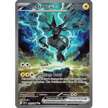 Zekrom ex - 166/086 166 - SV Black Bolt Holofoil