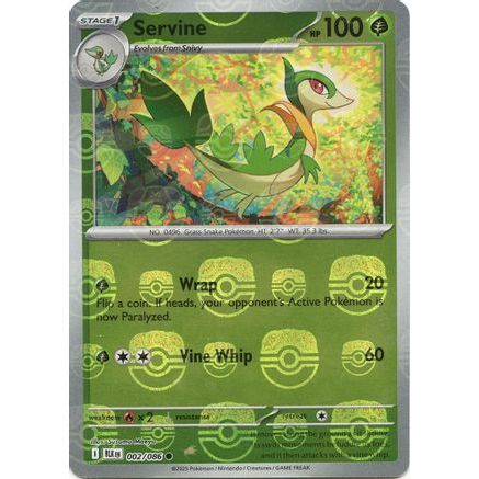 Servine (Master Ball Pattern) 2 - SV Black Bolt Holofoil