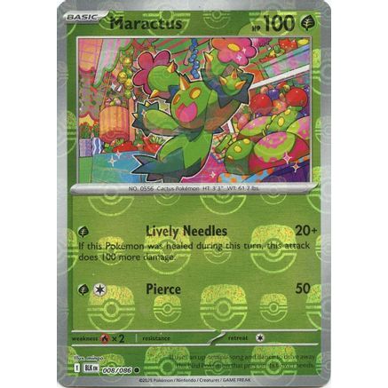 Maractus (Master Ball Pattern) 8 - SV Black Bolt Holofoil