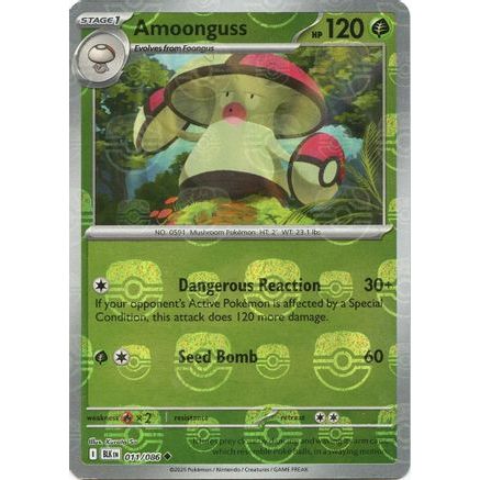 Amoonguss (Master Ball Pattern) 11 - SV Black Bolt Holofoil