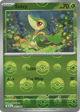 Snivy (Poke Ball Pattern) 1 - SV Black Bolt Holofoil