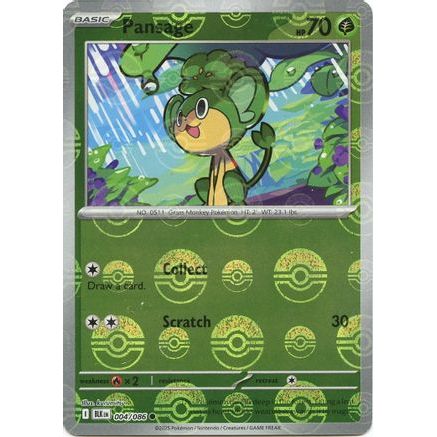 Pansage (Poke Ball Pattern) 4 - SV Black Bolt Holofoil