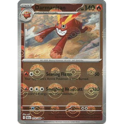 Darmanitan (Poke Ball Pattern) 14 - SV Black Bolt Holofoil