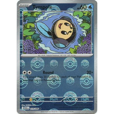 Tympole (Poke Ball Pattern) 19 - SV Black Bolt Holofoil