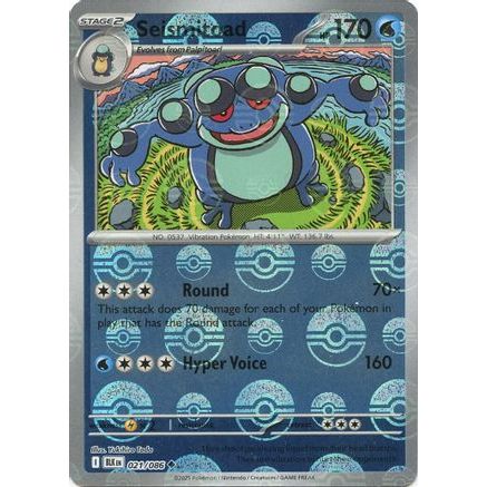 Seismitoad (Poke Ball Pattern) 21 - SV Black Bolt Holofoil