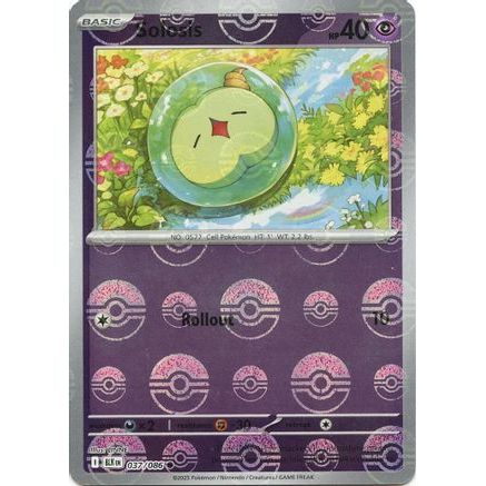 Solosis (Poke Ball Pattern) 37 - SV Black Bolt Holofoil