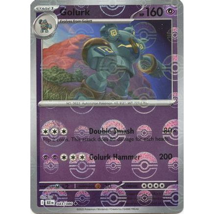 Golurk (Poke Ball Pattern) 43 - SV Black Bolt Holofoil