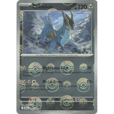 Cobalion (Poke Ball Pattern) 66 - SV Black Bolt Holofoil