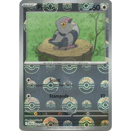 Pidove (Poke Ball Pattern) 71 - SV Black Bolt Holofoil