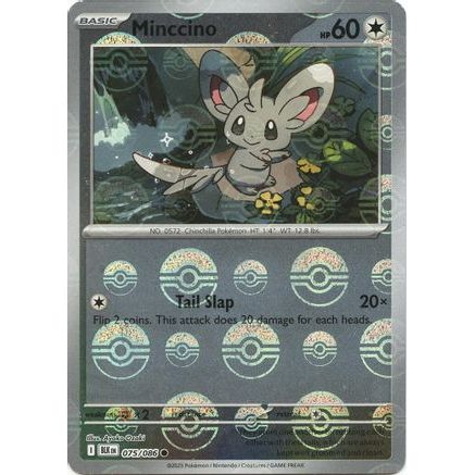 Minccino (Poke Ball Pattern) 75 - SV Black Bolt Holofoil