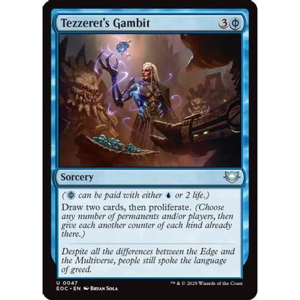 Tezzeret's Gambit (EOC-047) - Commander: Edge of Eternities