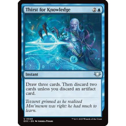 Thirst for Knowledge (EOC-048) - Commander: Edge of Eternities
