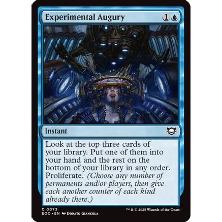 Experimental Augury (EOC-073) - Commander: Edge of Eternities
