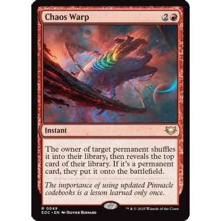 Chaos Warp (EOC-049) - Commander: Edge of Eternities