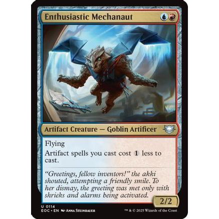 Enthusiastic Mechanaut (EOC-114) - Commander: Edge of Eternities