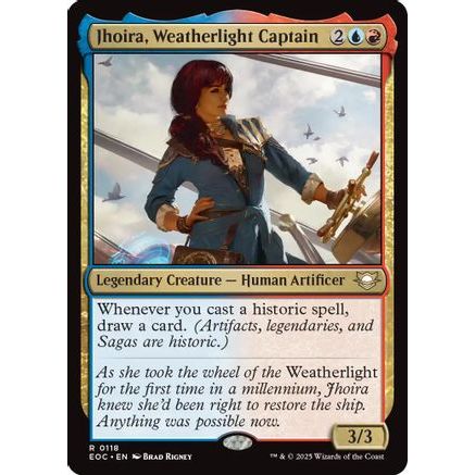 Jhoira, Weatherlight Captain (EOC-118) - Commander: Edge of Eternities