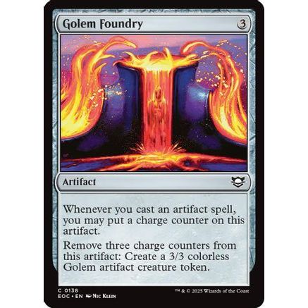 Golem Foundry (EOC-138) - Commander: Edge of Eternities